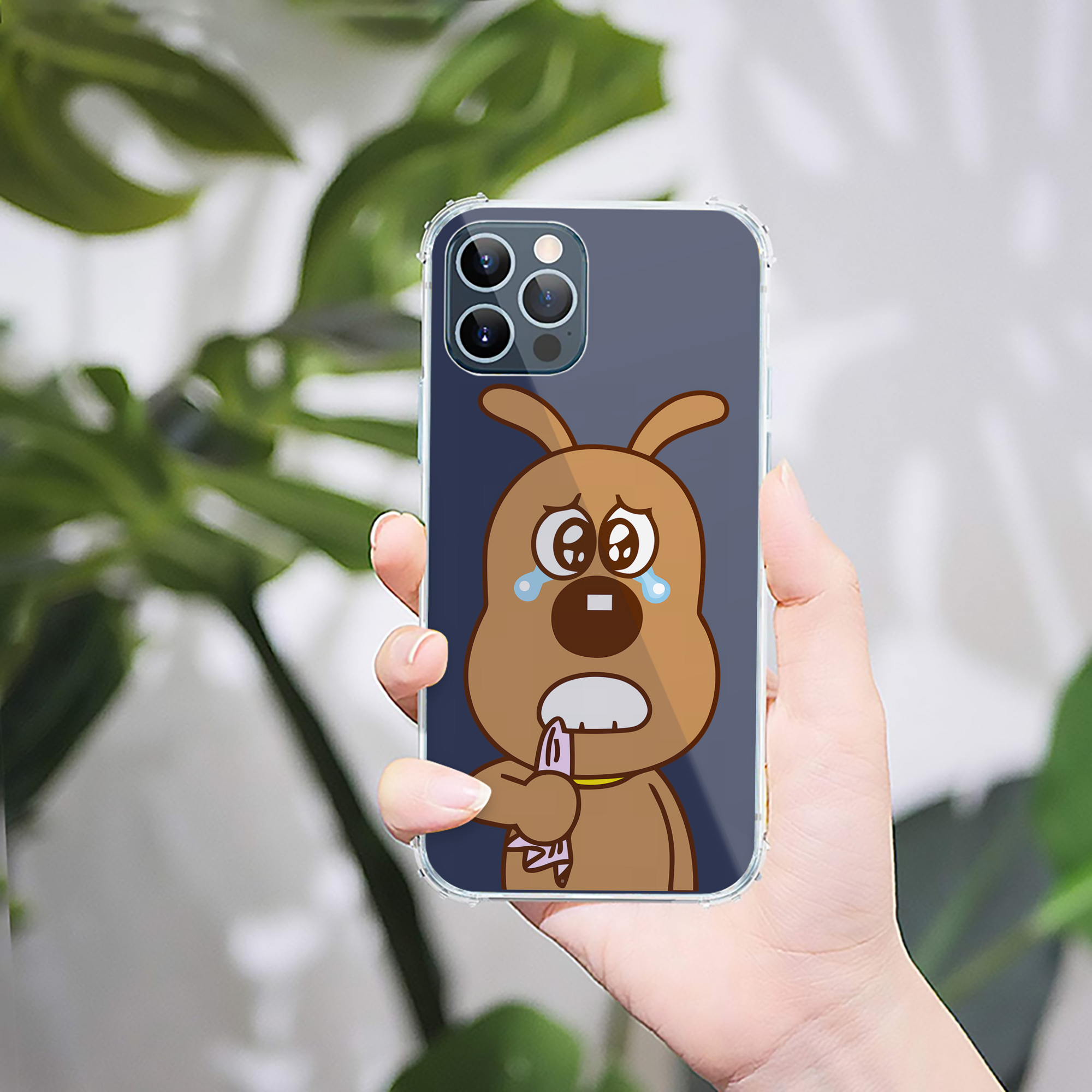 （画像用） アンパンマン Anpanman 【iPhone 12シリーズ対応】透明スマホケース（クリアソフトケース）